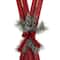 Glitzhome® 35" Red Wooden & Galvanized Ski Porch Décor